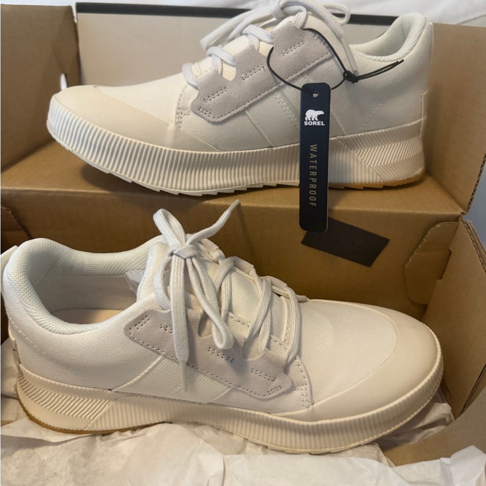 Sorel Off-White Waterproof Sneakers